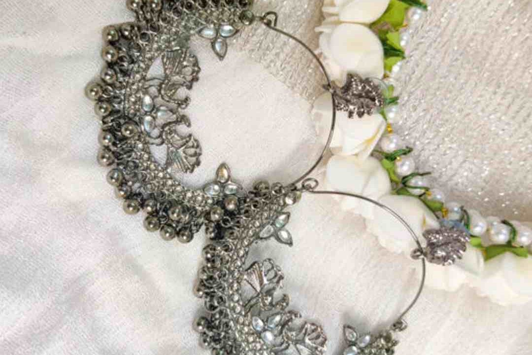 Statement with Earrings and Bracelets