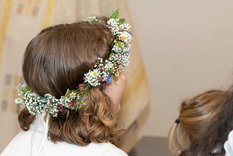 Floral Gold and Pearl Wedding Headband