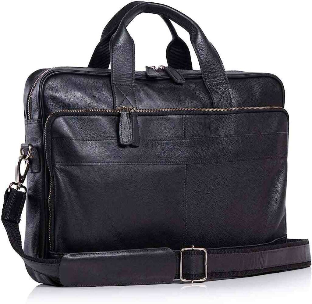KomalC Leather Briefcases