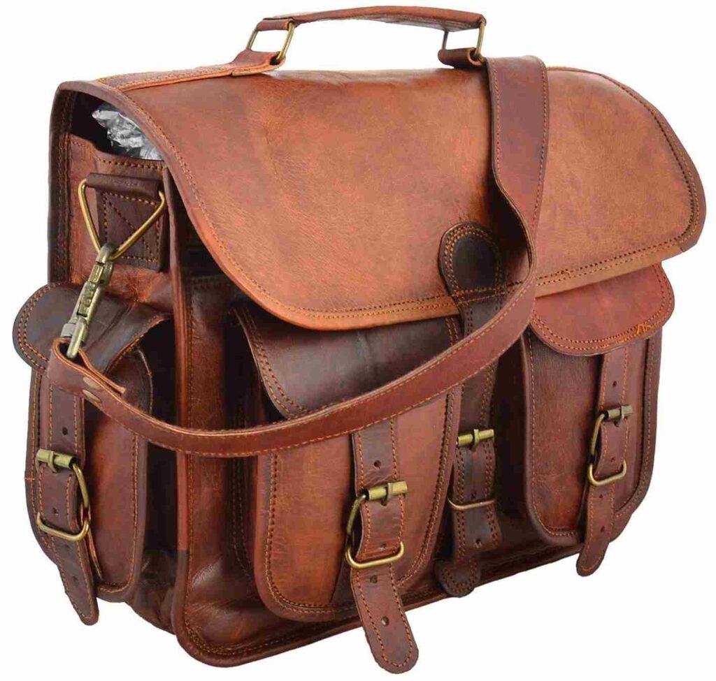 Cuero DHK 18 Vintage Handmade Leather Briefcase