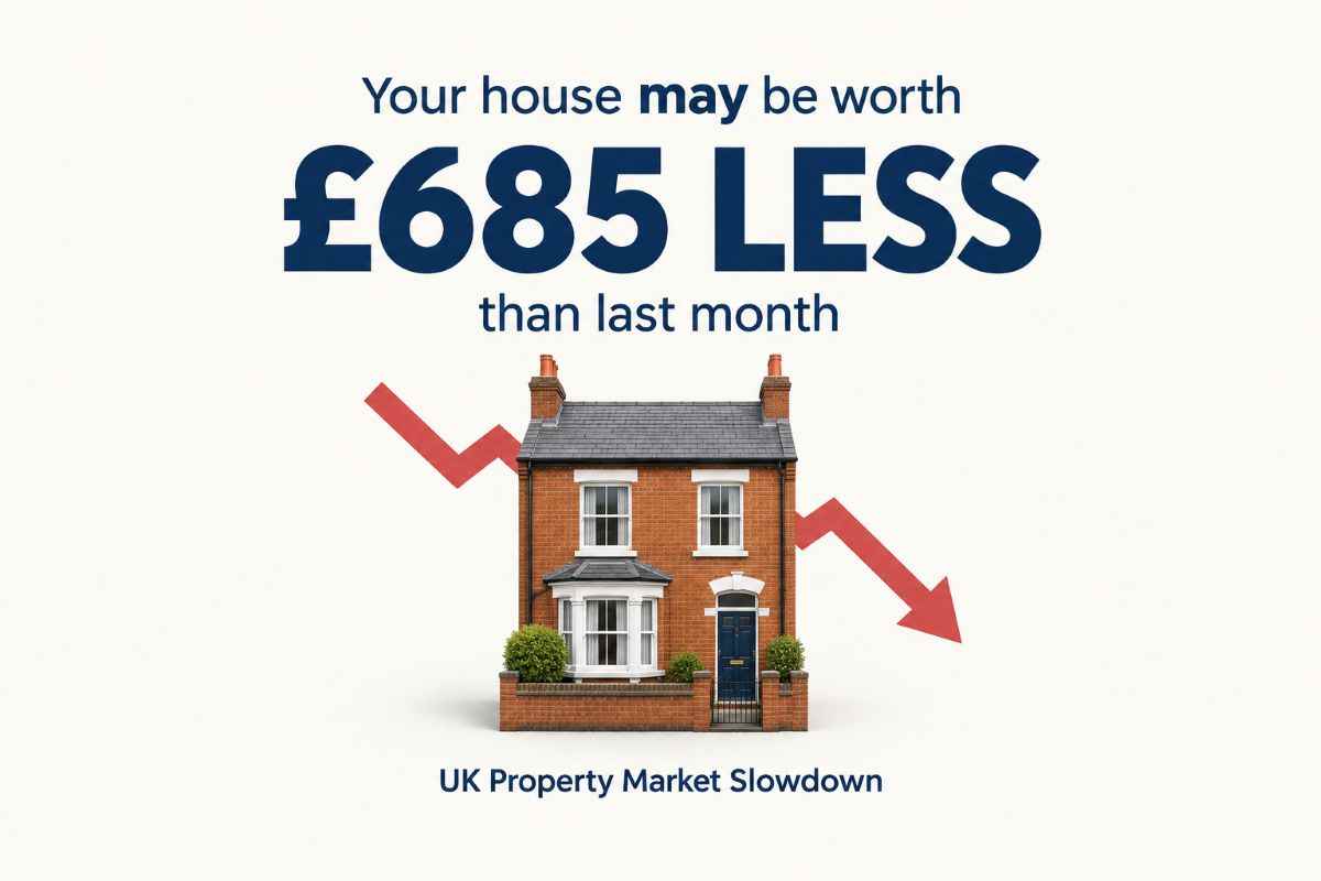 UK House Prices Slide £685